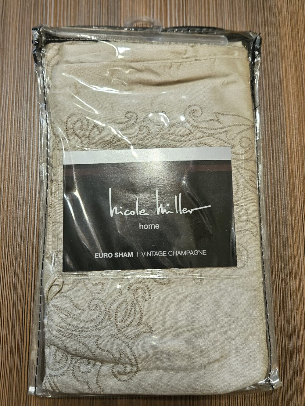 Nicole Miller Vintage Champagne Euro Sham